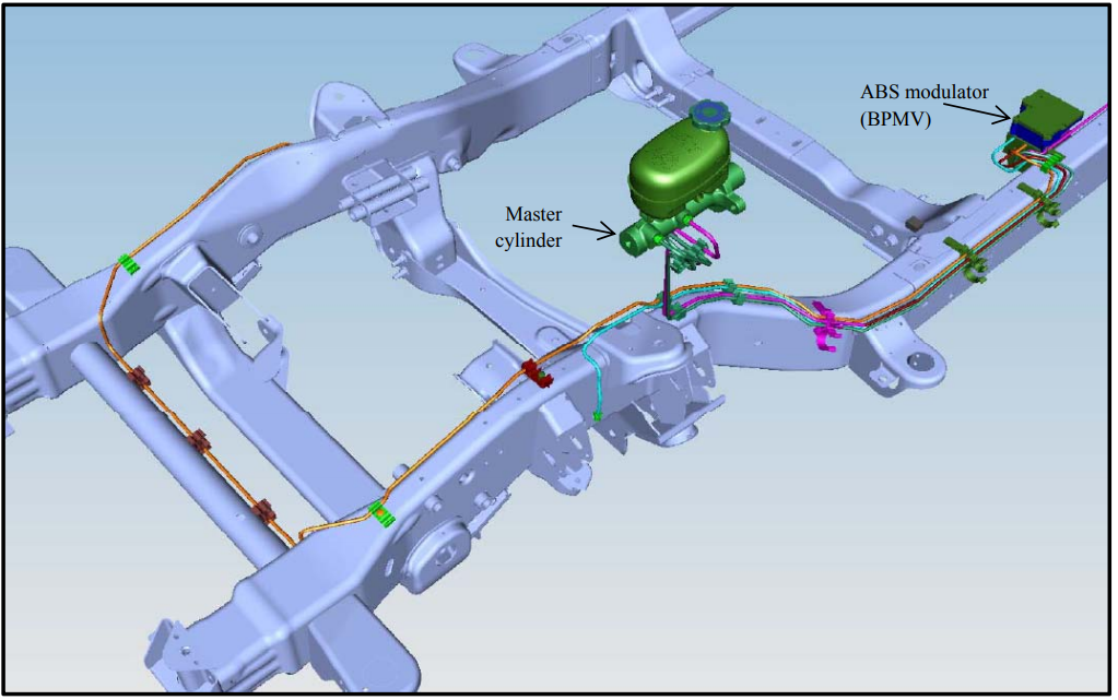 2003 GMC Yukon Brake Line Diagram