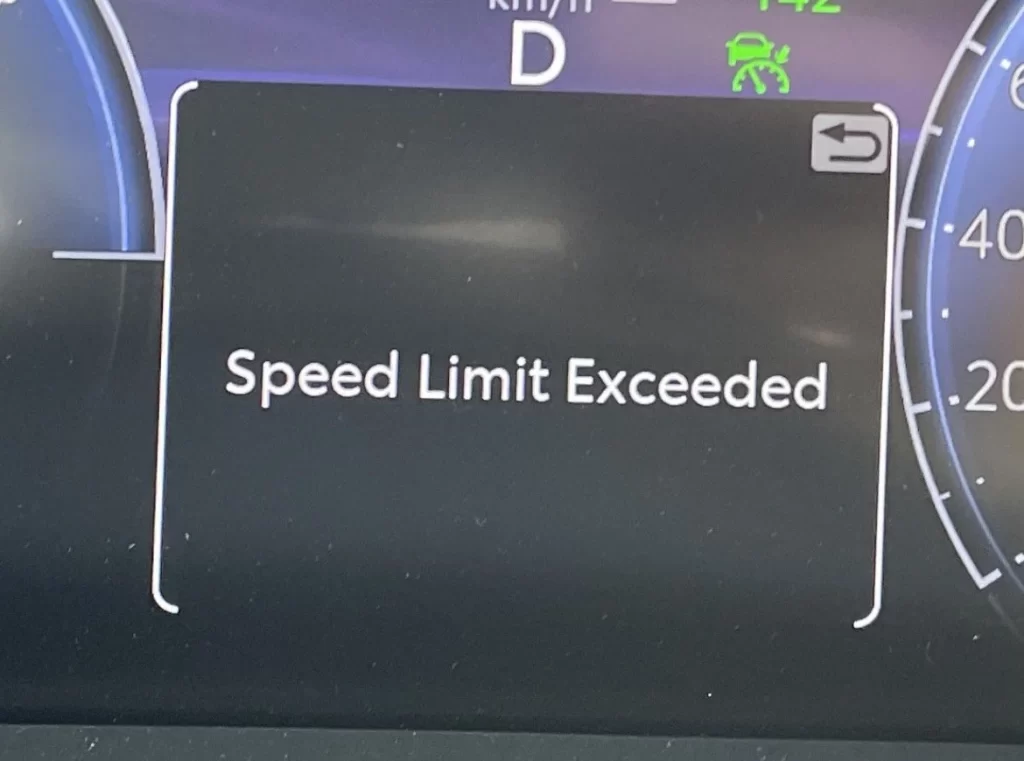 Speed Limit Exceeded