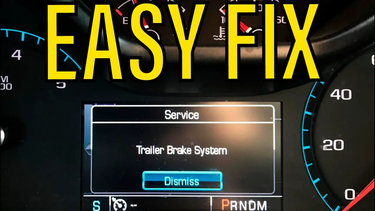 What Does the Service Trailer Brake System Message Mean