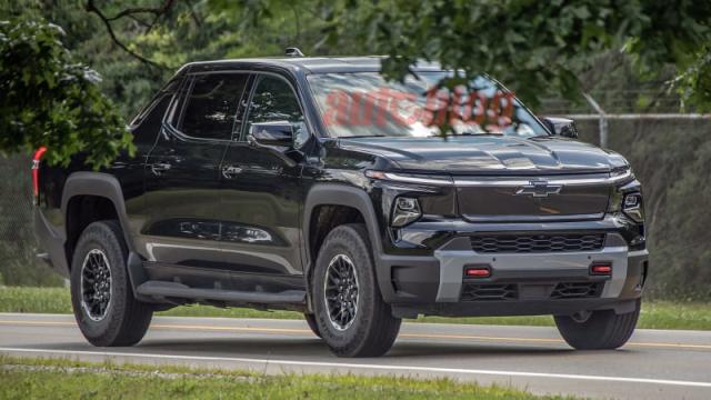 Spy Shots Reveal GMC Sierra EV AT4 And Chevrolet Silverado EV Trail Boss